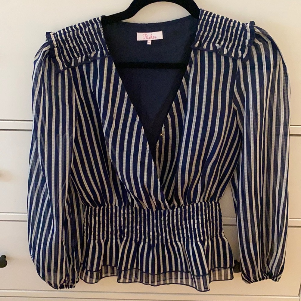 Parker peplum top